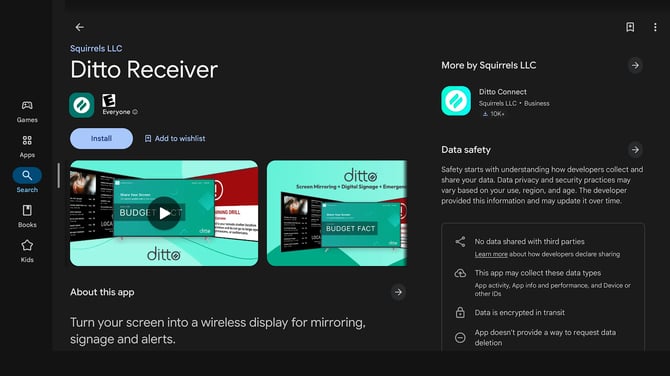 PlayStore_DittoReceiver_Android