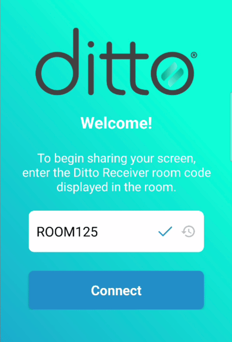 DittoConnect_AndroidOS_Main_Menu