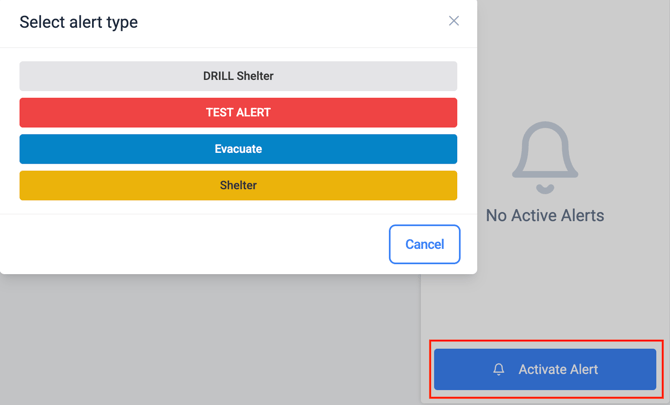 Centegix_ActivateAlert_SelectAlertType