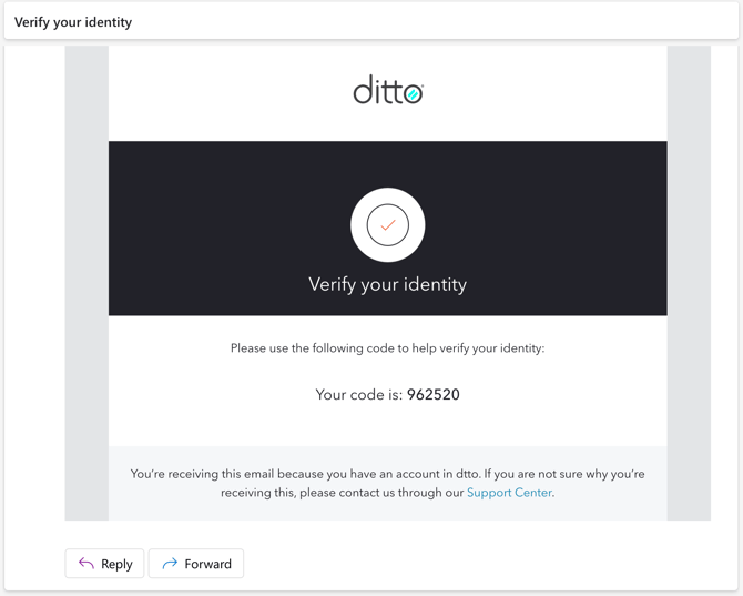 Ditto_Verification_Email