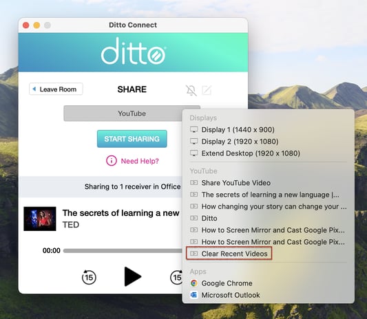 ClearRecentVideosMac